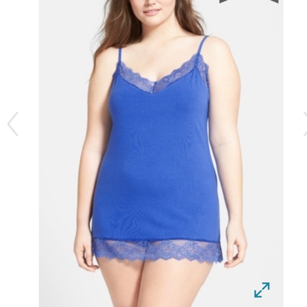 NWT Only Hearts ‘So Fine' Lace Trim Chemise - Picture 6 of 6